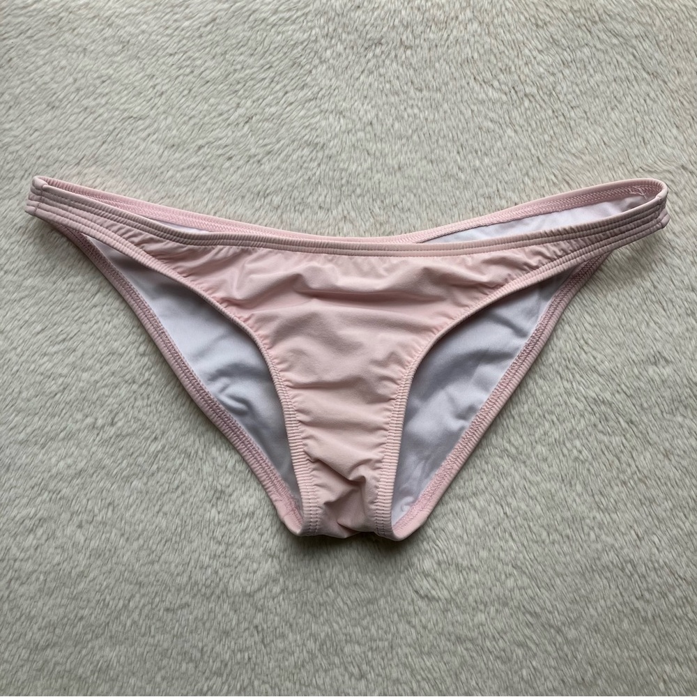 Victoria’s Secret Blush Baby Pink Bikini Bottom Scrunch Cheeky